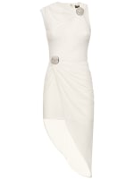 knee length dresses for ladies ONE SHOULDER MINI DRESS WITH BOW – David Koma main image 1