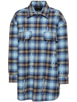 コットンブレンドフランネルシャツ - Amiri - レディース | Luisaviaroma