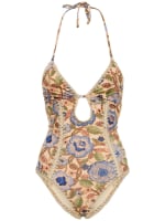 Waffled balconette bikini top At Contemporaine, Simons, Shop balconette  swimsuit tops online