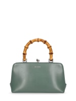 Mini goji bamboo leather top handle bag - Jil Sander - Women | Luisaviaroma