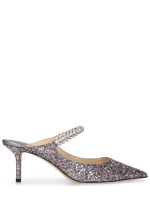 Bing グリッターファブリックミュール 65mm - Jimmy Choo