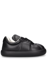 Chunky soft leather low top sneakers - Marni - Men