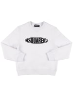 Dsquared2 Kids logo-print detail sweatshirt - White