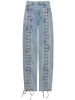 未使用級　EFFECTEN Lace up denim shirts pants Darlene Utility Shirt (plus Size) - Medium Wash | Levi's® US