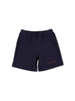 Organic cotton sweat shorts - Balmain - Boys  | Luisaviaroma