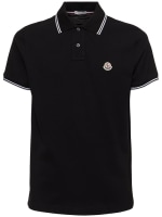 Moncler logo patch store polo shirt