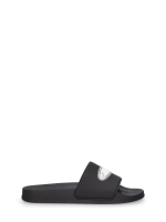 Dsquared2☆ロゴラバースライドサンダル DSQUARED2】BLACK ロゴ入りラバースライドサンダル