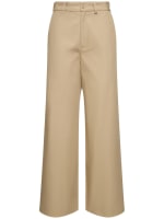 MM6 メゾンマルジェラ レディース コットンギャバジンパンツ コットンギャバジンパンツ - MM6 Maison Margiela - レディース