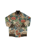 Printed cotton blend bomber jacket Etro Girls Luisaviaroma