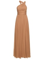 Silk chiffon one shoulder maxi dress - Michael Kors Collection - Women |  Luisaviaroma