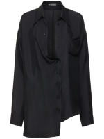 Jula silk twill shirt - Ann Demeulemeester - Women | Luisaviaroma