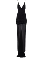 【Giuseppe Di Morabito】ストレッチシルクシフォンロングドレス ストレッチシルクシフォンロングドレス - Giuseppe Di Morabito