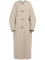 Album collarless cashmere long coat - Max Mara - Women