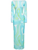 mesh pucci dress PUCCI - Printed mesh dress Multicolor