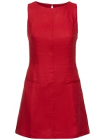 Citron linen mini dress - Reformation - Women | Luisaviaroma
