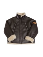 人工シアリングレザージャケット - MM6 Maison Margiela - ガールズ