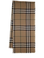 Sciarpa giant check in lana - Burberry - Donna | Luisaviaroma