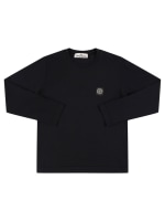 Cotton long sleeve t-shirt - Stone Island Junior - Boys