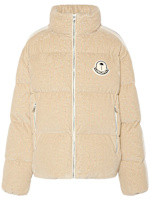 【MONCLER】XPalm Angels Abrolhosショートダウンジャケット Abrolhos down jacket Moncler x Palm Angels in BEIGE - WHITE