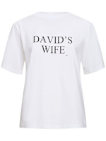 【Victoria Beckham】オーガニックコットンジャージーTシャツ オーガニックコットンジャージーtシャツ - Victoria Beckham