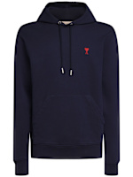 【Riya】AMIPARIS Ami Alexandre Mattiussi Half-zip Ribbed-knit Sweatshirt In