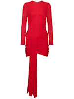 Draped stretch silk mini dress - Giuseppe Di Morabito - Women  - Red - 36 IT