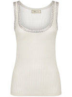Blumarine ベルベット ファー カシュクールトップス