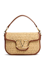 ハンドバッグ Valentino Garavani Raffia Vlogo Signature Handbag Valentino Garavani Raffia Vlogo Signature Top Handle