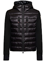 Nylon & tech zip-up down cardigan - Moncler Grenoble - Men