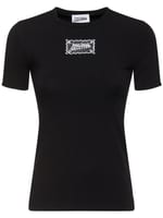 Stretch cotton jersey baby t-shirt - Jean Paul Gaultier - Women