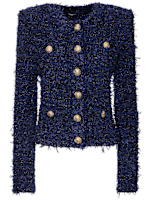 ツイードクロップドジャケット - Balmain - レディース