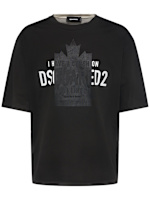 Dsquared2☆Loose Fit コットンTシャツ DSQUARED2 ディースクエアード Tシャツ POP 80S LOOSE FIT T