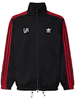 adidas KORN トラックトップ(リバーシブル仕様) Adidas Originals x KORN (Black) Men's Reversible Track Top Jacket