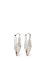 Jimmy Choo◆Diamond チェーンピアス DIAMOND CHAIN EARRING｜パヴェクリスタル付きシルバー仕上げ