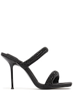 ホットフィックス デニム チューブラーサンダル/Alexander Wang alexanderwang アレキサンダーワング Julie 105㎜ クリスタル