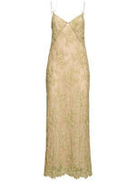 chinese dress ladies Blumarine A/W 2001 Metallic Gold Guipure Lace Dress – Sweet Disorder Vintage