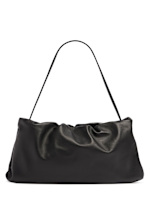 【THE ROW】Xl Bourse nappaレザー ショルダーバッグ Xl bourse ナッパレザーショルダーバッグ - The Row