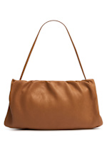 【The Row 】XL Bourse ナッパレザー ショルダーバッグ XL Bourse Bag Black in Leather – The Row