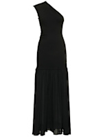 Cora pleated crepe chiffon long dress - Proenza Schouler - Women |  Luisaviaroma