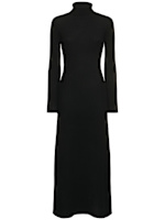 Vestito lungo in maglia di cashmere a coste Guest In Residence