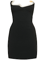 formal mini long sleeve dress Simkhai Tulia Long Sleeve Mini Dress in Black