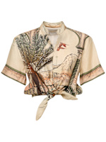 Traveling the caribbean crop shirt - Johanna Ortiz - Women  | Luisaviaroma