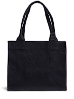 GANNI Large Easy リサイクルコットントートバッグ Ganni Large Easy Shopper Denim Tote Bag | Saks Fifth Avenue