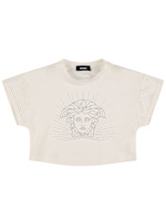 コットンジャージーtシャツ - Versace - ガールズ | Luisaviaroma