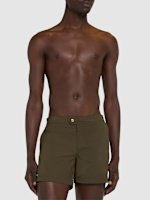 Compact tech swim shorts - Tom Ford - Men  | Luisaviaroma