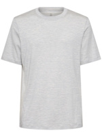 BRUNELLOCUCINELLI シルク Tシャツ T-shirt with print for Man in White | Brunello Cucinelli