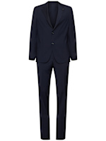 <美品>LARDINI 新ロゴ ESCLUSIVO ブラック ウールスーツ 48 ウールブレンドスーツ - Lardini - メンズ | Luisaviaroma