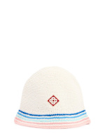 Striped crochet hat - Casablanca - Men | Luisaviaroma