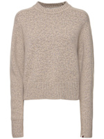 Kurzer pullover mit rundhalsausschnitt „please“ Extreme Cashmere