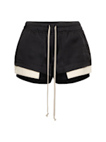 Fog washed charmeuse boxer shorts - Rick Owens - Women | Luisaviaroma